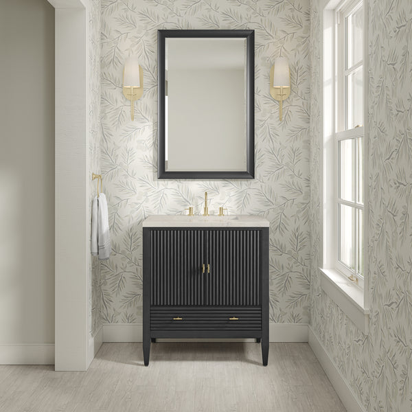 James Martin Myrrin 30" Single Vanity with 3 CM Countertop