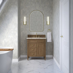James Martin Brittany 30" Single Vanity with 3 CM Countertop