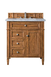 James Martin Brittany 30" Single Vanity with 3 CM Countertop