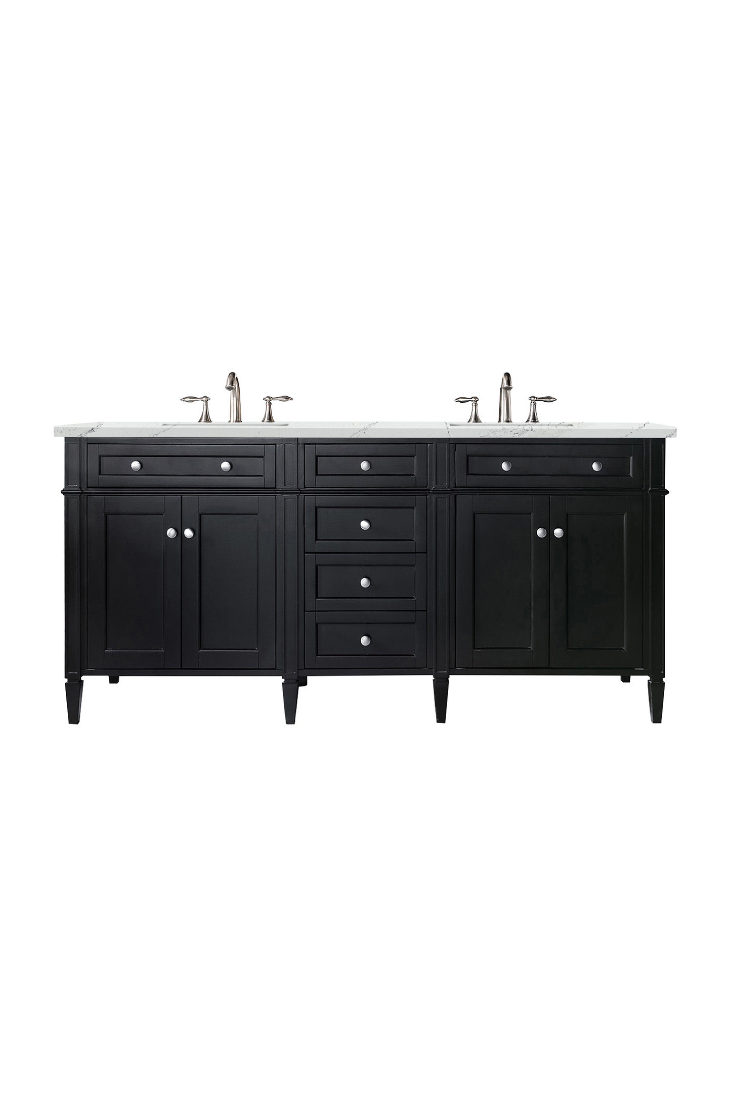 James Martin Brittany 72" Double Vanity with 3 CM Countertop