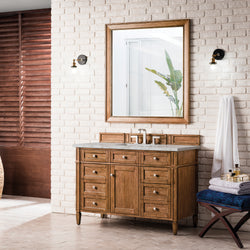 James Martin Brittany 48" Single Vanity with 3 CM Countertop & FreePower Wireless Charger