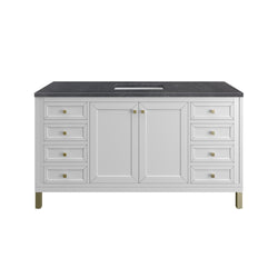 James Martin Chicago 60" Single Vanity with 3 CM Countertop