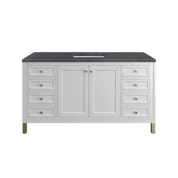 James Martin Chicago 60" Single Vanity with 3 CM Countertop