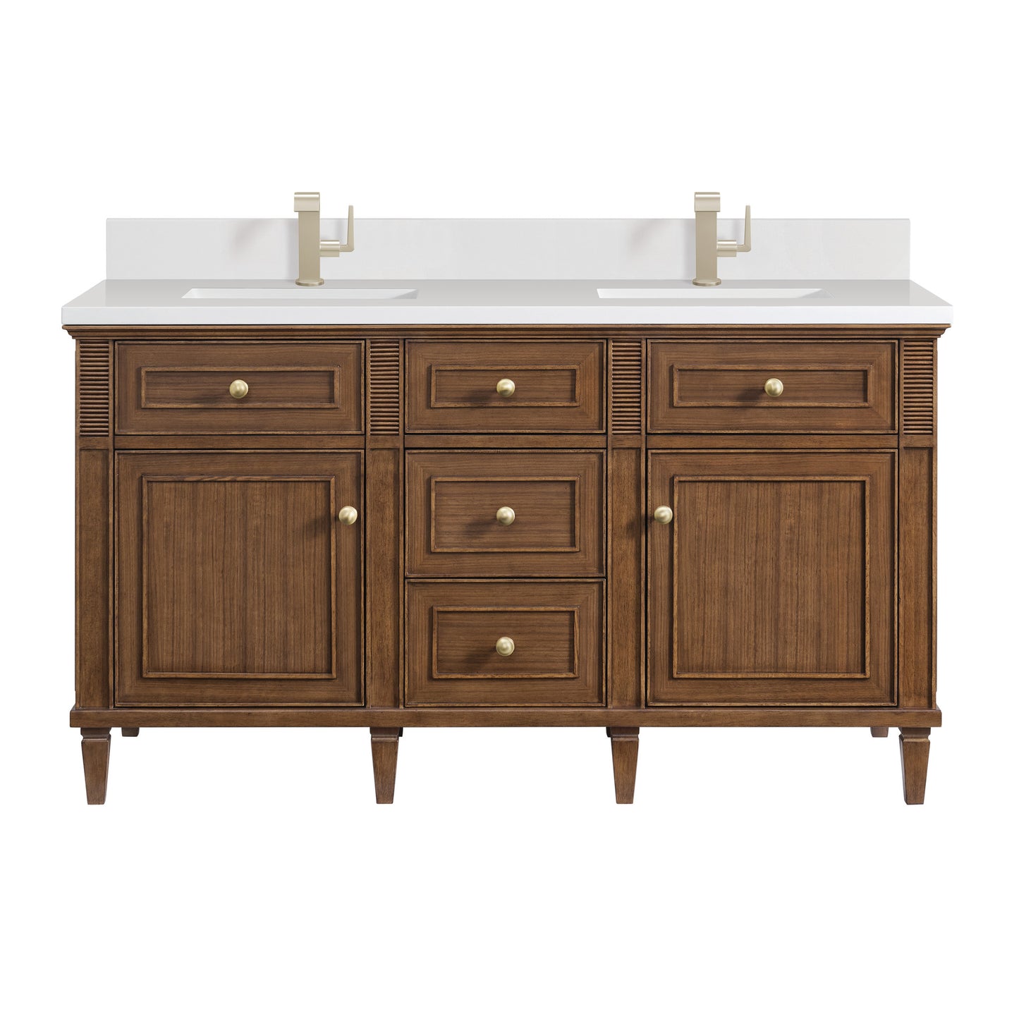 James Martin 60" Lorelai Double Vanity - Luxe Bathroom Vanities