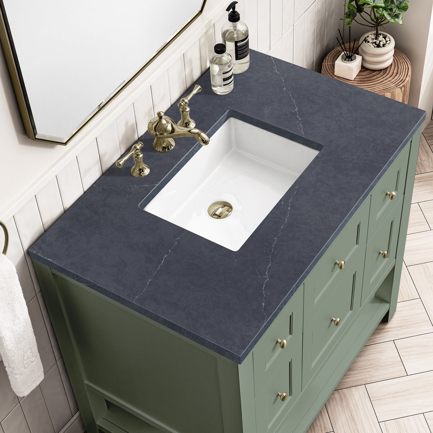 James Martin Breckenridge 36" Single Vanity w/ 3CM Countertop