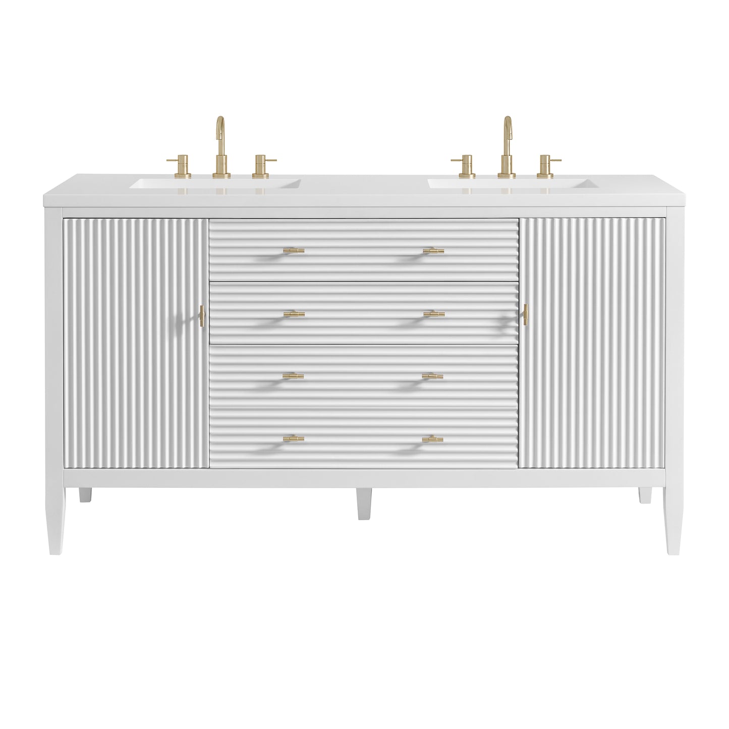 James Martin Myrrin 60" Double Vanity with 3 CM Countertop