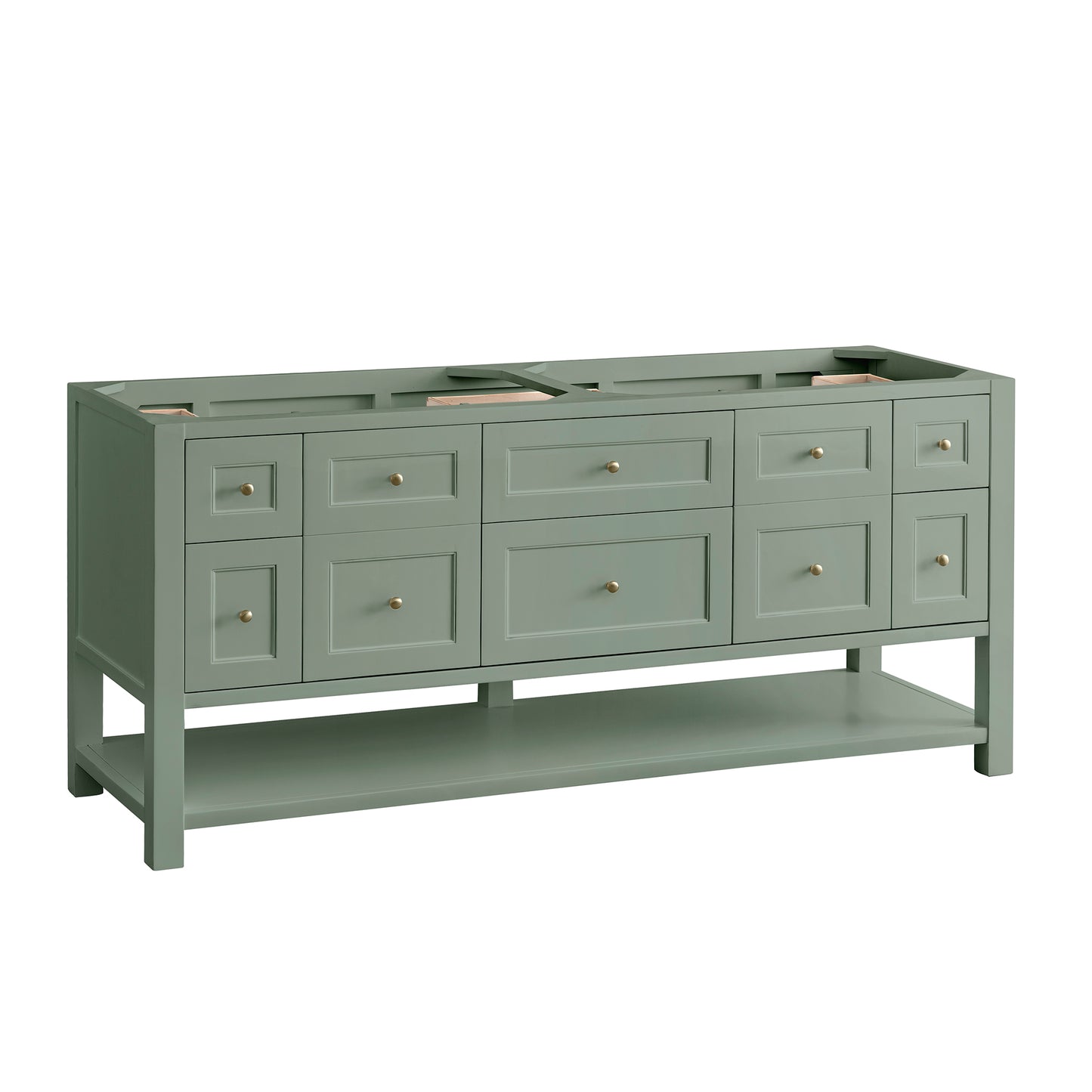 James Martin Breckenridge 72" Double Vanity w/ 3 CM Countertop