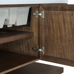 James Martin Marcello 48" Single Vanity, Chestnut with 3CM Top - Luxe Bathroom Vanities
