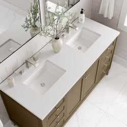 James Martin Chicago 60" Double Vanity with 3 CM Countertop
