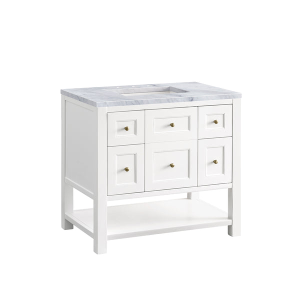 James Martin Breckenridge 36" Single Vanity w/ 3CM Countertop