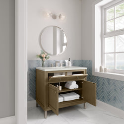 James Martin Chicago 36" Single Vanity with 3 CM Countertop