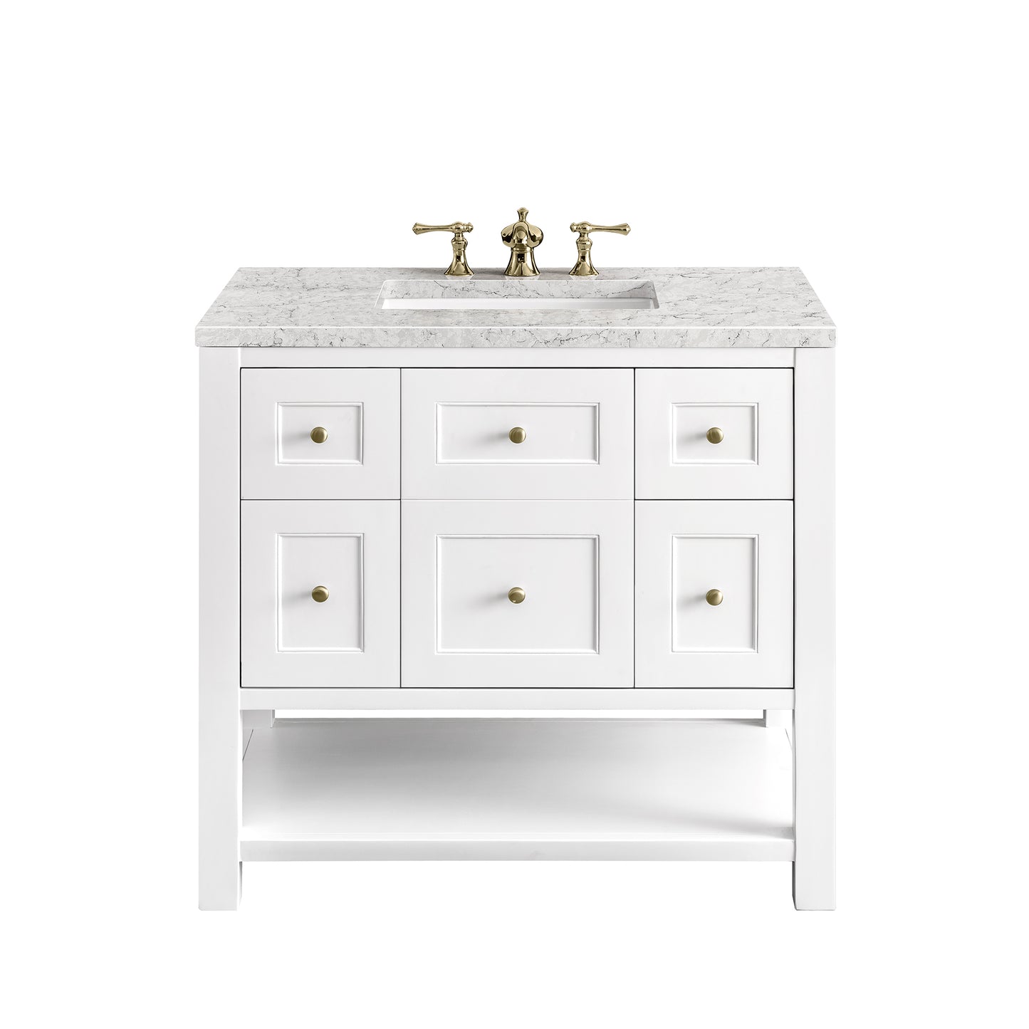James Martin Breckenridge 36" Single Vanity w/ 3CM Countertop