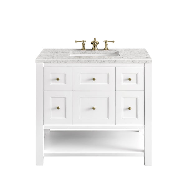 James Martin Breckenridge 36" Single Vanity w/ 3CM Countertop