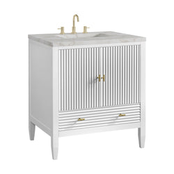 James Martin Myrrin 30" Single Vanity with 3 CM Countertop
