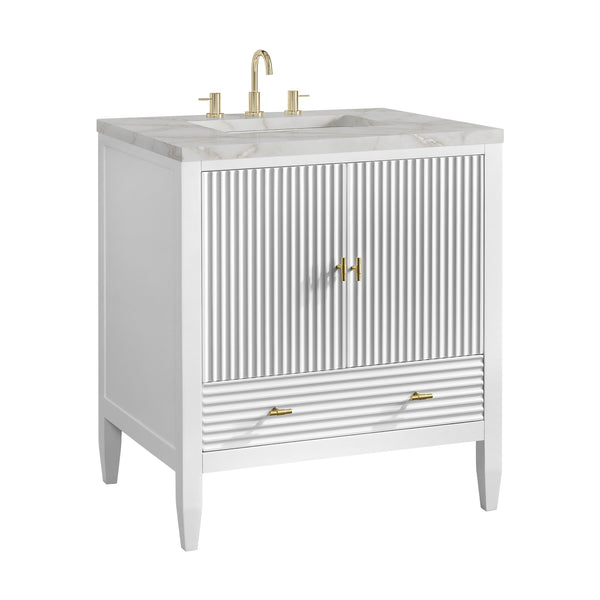 James Martin Myrrin 30" Single Vanity with 3 CM Countertop