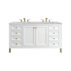 James Martin Chicago 60" Double Vanity with 3 CM Countertop