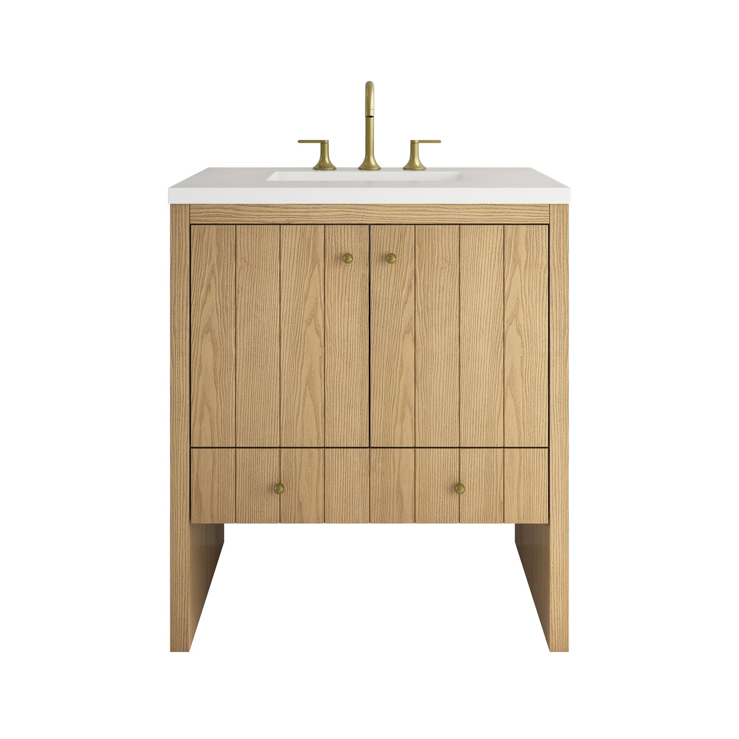 James Martin Hudson 30" Single Vanity with 3 CM Countertop