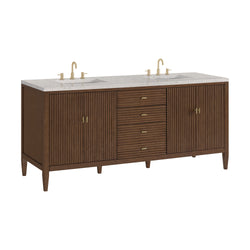 James Martin Myrrin 72" Double Vanity with 3 CM Countertop