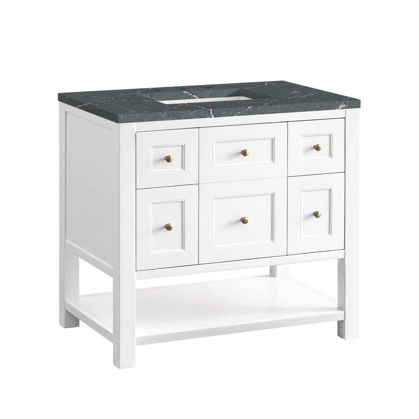 James Martin Breckenridge 36" Single Vanity w/ 3CM Countertop
