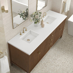James Martin Myrrin 72" Double Vanity with 3 CM Countertop