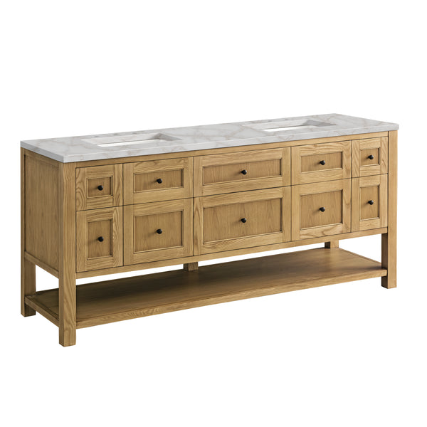 James Martin Breckenridge 72" Double Vanity w/ 3 CM Countertop