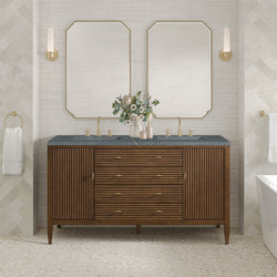 James Martin Myrrin 60" Double Vanity with 3 CM Countertop