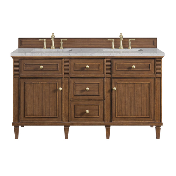 James Martin Lorelai 60" Double Vanity with 3 CM Countertop & FreePower Wireless Charger