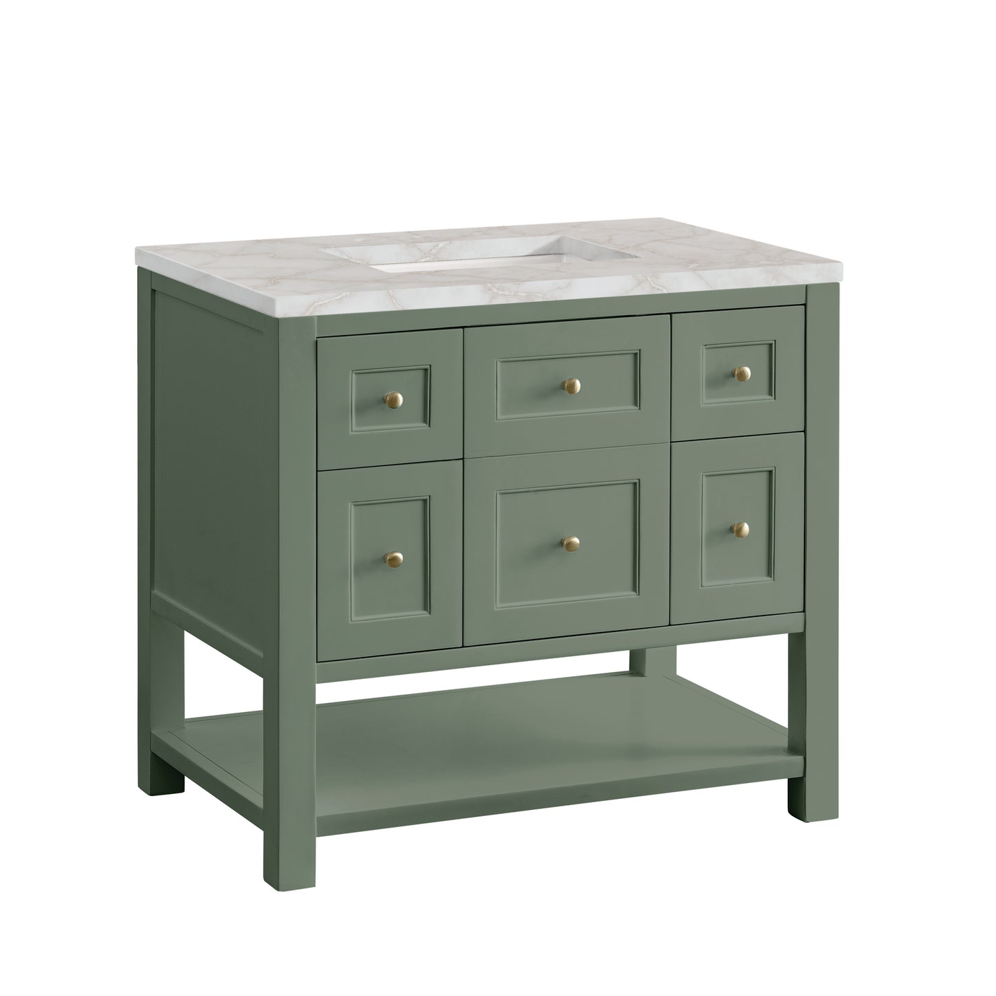 James Martin Breckenridge 36" Single Vanity w/ 3CM Countertop