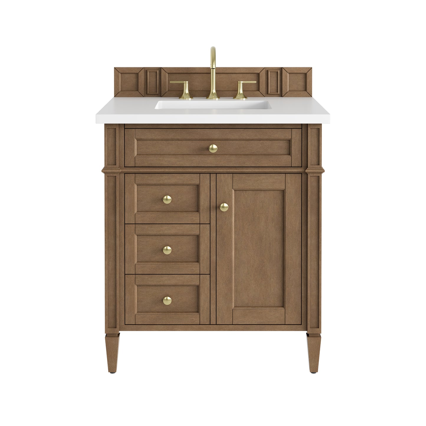 James Martin Brittany 30" Single Vanity with 3 CM Countertop