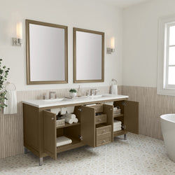James Martin Chicago 72" Double Vanity with 3 CM Countertop