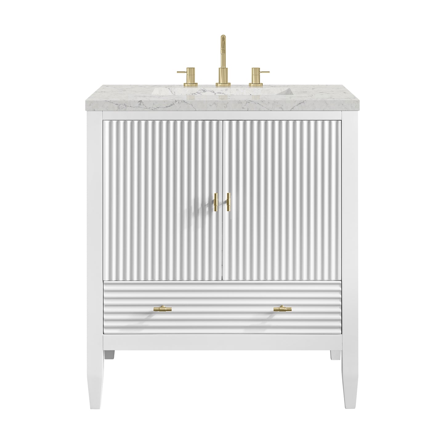 James Martin Myrrin 30" Single Vanity with 3 CM Countertop