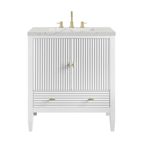 James Martin Myrrin 30" Single Vanity with 3 CM Countertop