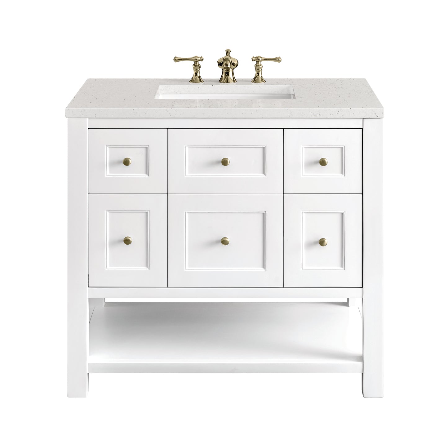 James Martin Breckenridge 36" Single Vanity w/ 3CM Countertop