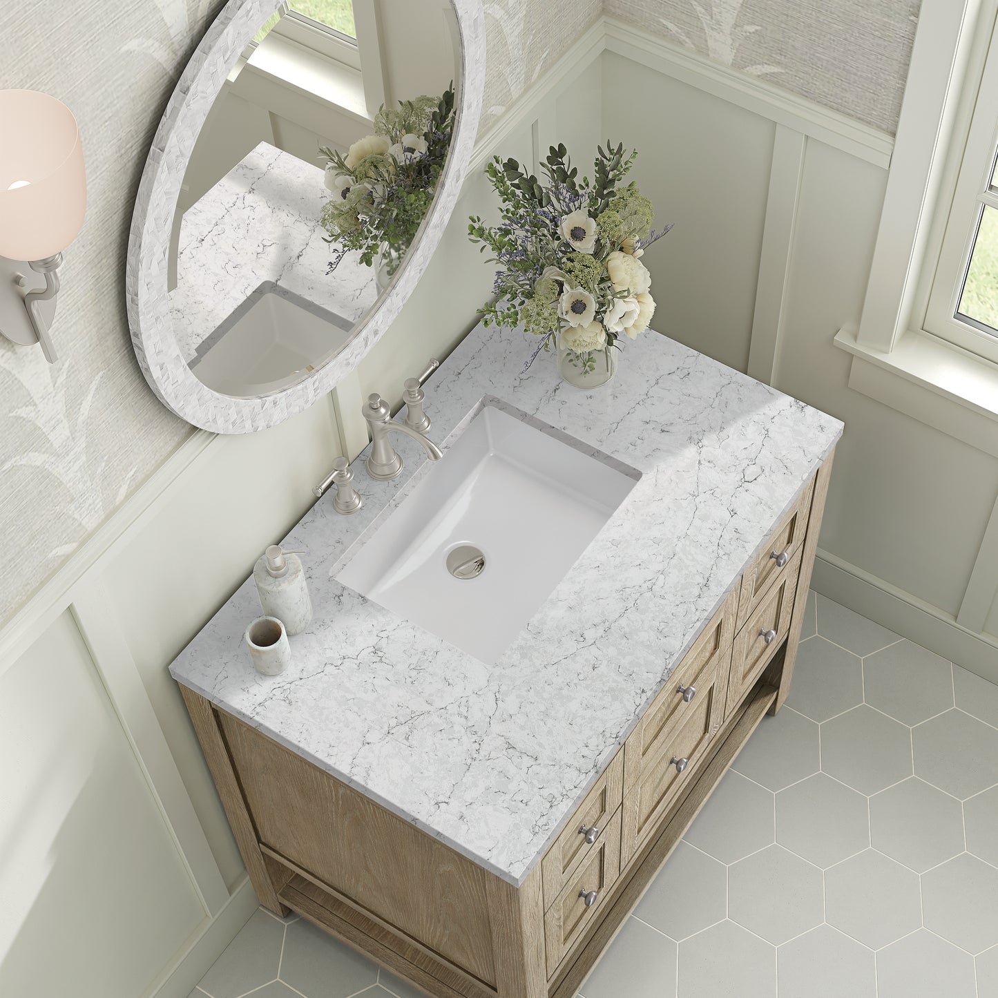 James Martin Breckenridge 36" Single Vanity w/ 3CM Countertop