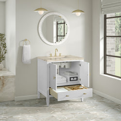 James Martin Myrrin 30" Single Vanity with 3 CM Countertop