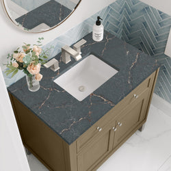 James Martin Chicago 36" Single Vanity with 3 CM Countertop