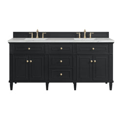 James Martin Lorelai 72" Double Vanity with 3 CM Countertop & FreePower Wireless Charger