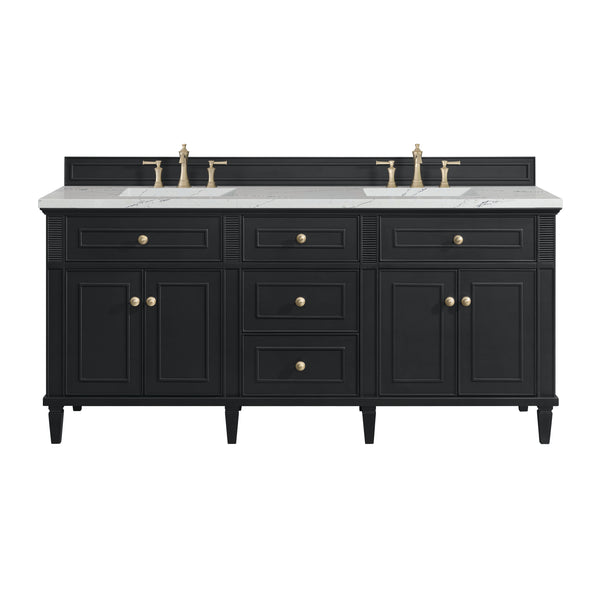 James Martin Lorelai 72" Double Vanity with 3 CM Countertop & FreePower Wireless Charger