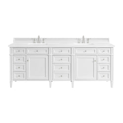 James Martin 84" Brittany Double Vanity - Luxe Bathroom Vanities