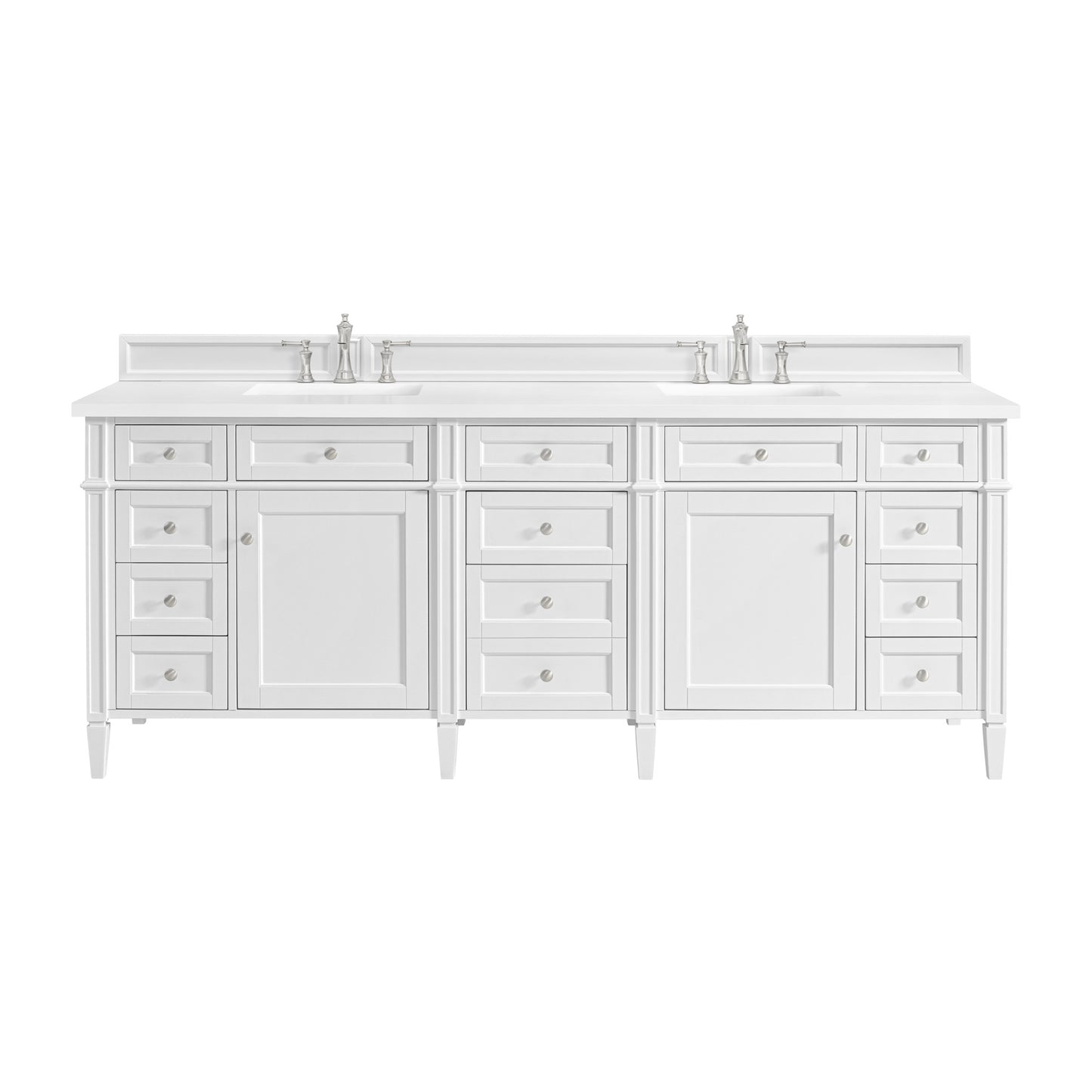 James Martin 84" Brittany Double Vanity - Luxe Bathroom Vanities