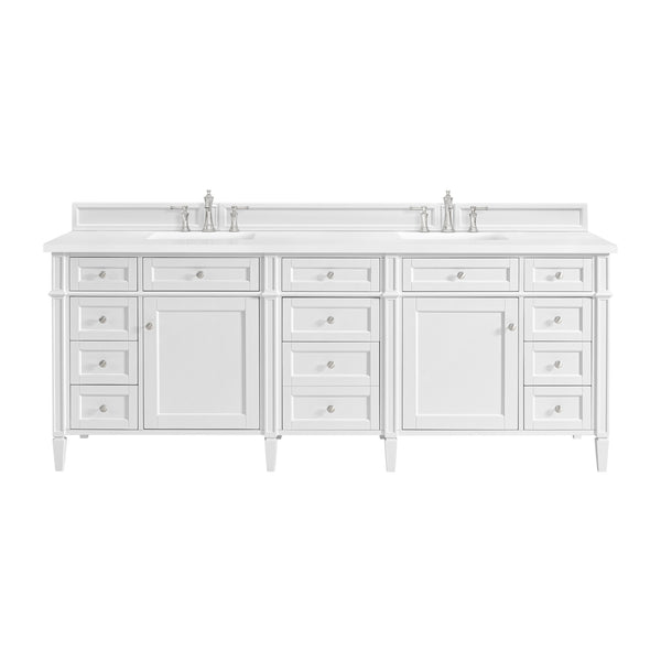 James Martin 84" Brittany Double Vanity - Luxe Bathroom Vanities