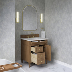 James Martin Brittany 30" Single Vanity with 3 CM Countertop