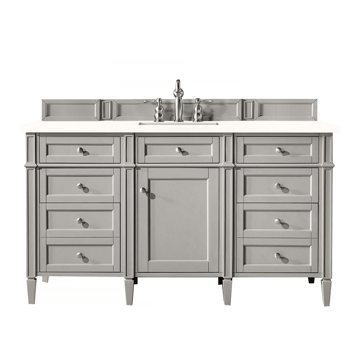 James Martin Brittany 60" Single Vanity with 3 CM Countertop