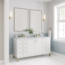 James Martin Chicago 60" Double Vanity with 3 CM Countertop