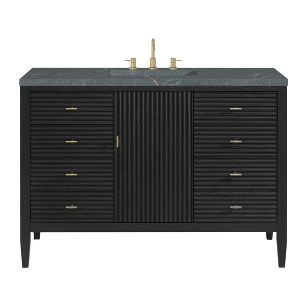James Martin Myrrin 48" Single Vanity with 3 CM Countertop & FreePower Wireless Charger