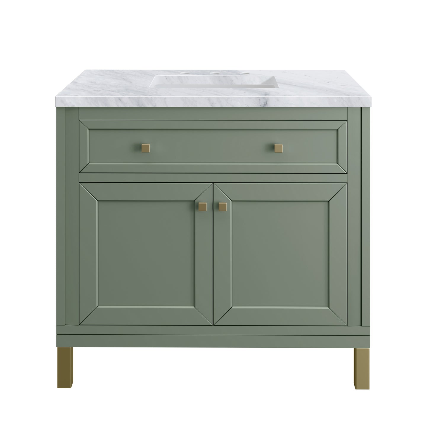 James Martin Chicago 36" Single Vanity with 3 CM Countertop