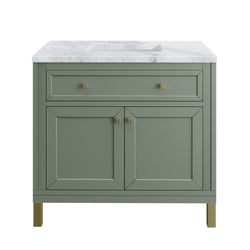 James Martin Chicago 36" Single Vanity with 3 CM Countertop