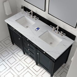 James Martin Brittany 60" Double Vanity with 3 CM Countertop & FreePower Wireless Charger