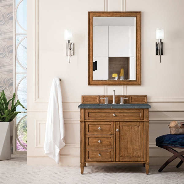 James Martin Brittany 36" Single Vanity with 3 Countertop