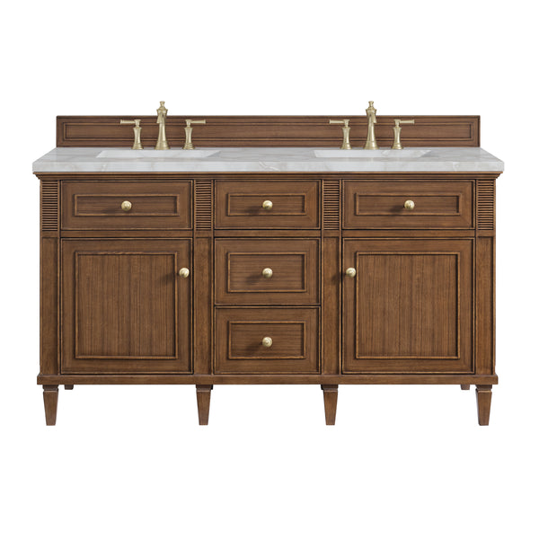 James Martin Lorelai 60" Double Vanity with 3 CM Countertop & FreePower Wireless Charger